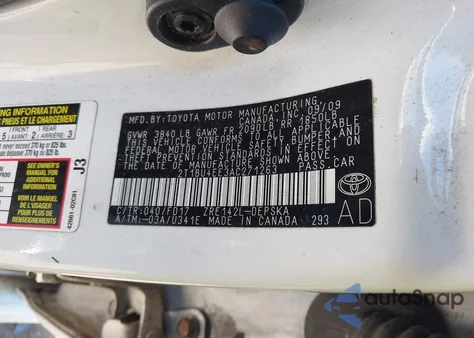 2010 Toyota Corolla S z USA, uszkodzony, nr VIN 2T1BU4EE3AC271263